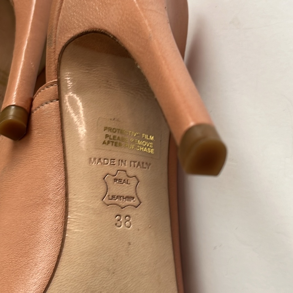 NWOT LK Bennett leather tan mule size 7.5 - Picture 8 of 11